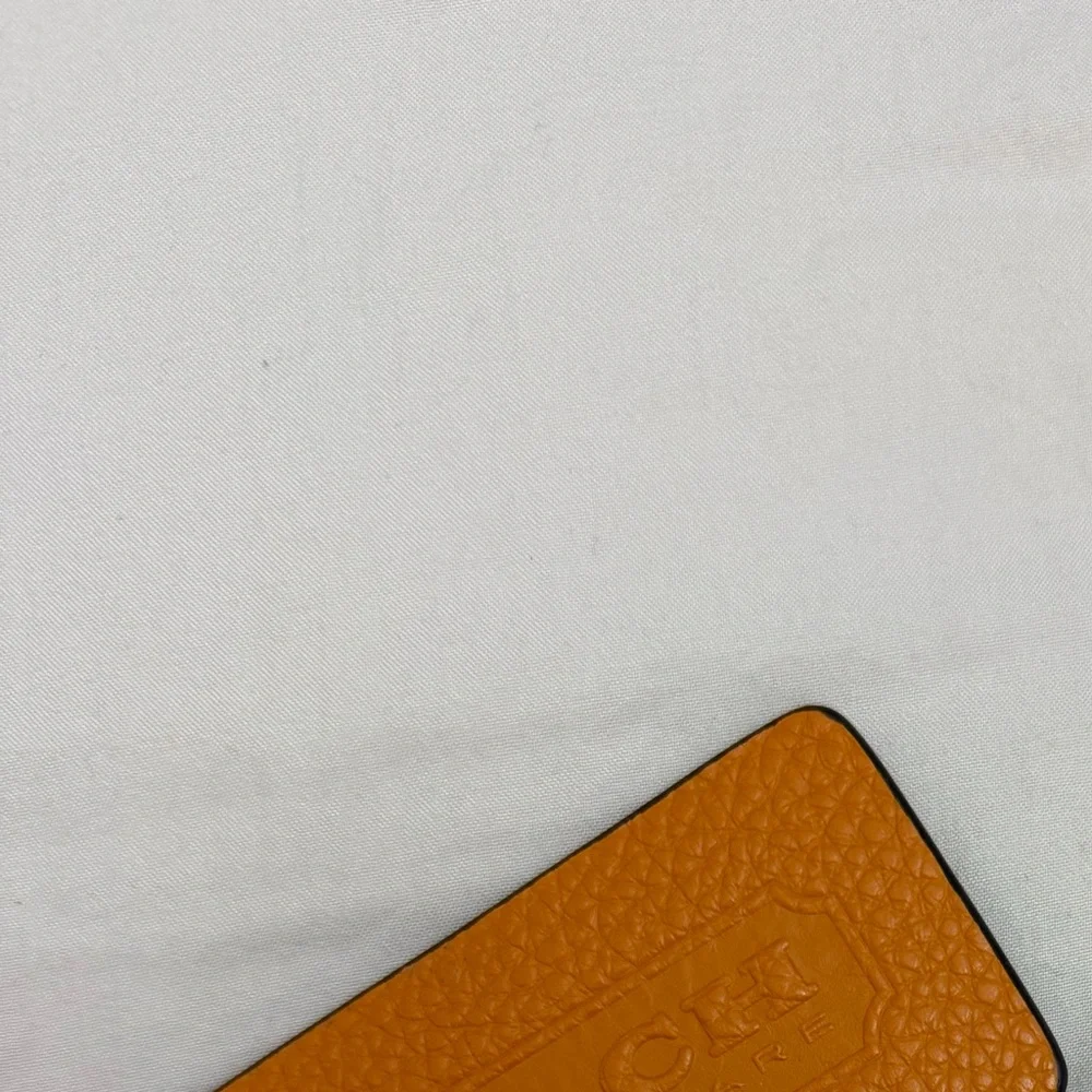 Coach Tan Leather Tag - Picture 4 of 5